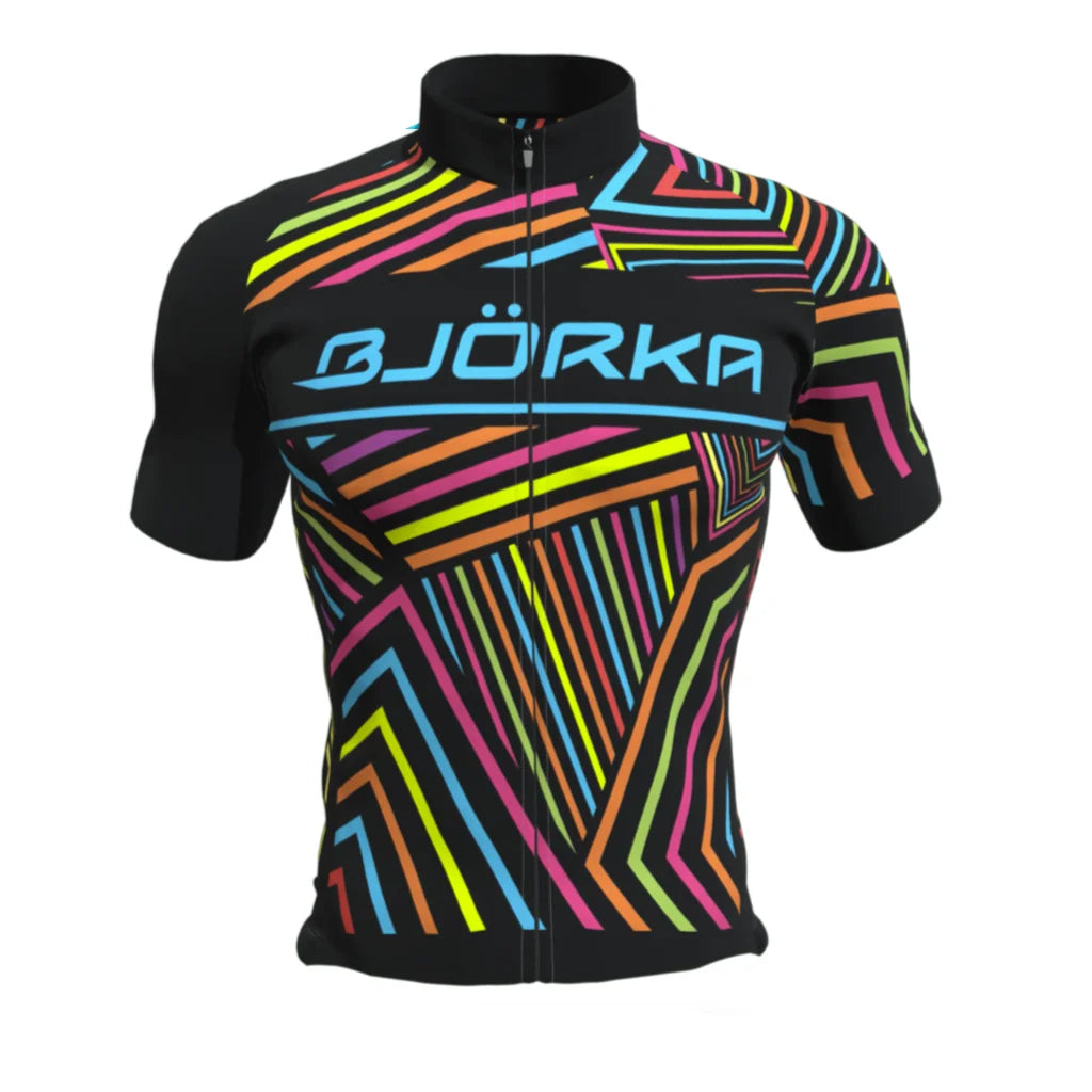 BJORKA Sportswear Summer New Arrival Cycling Men's Short Sleeve Lightweight Jerseys Uv Protect Cicllismo Maillot Bicycle Shirts