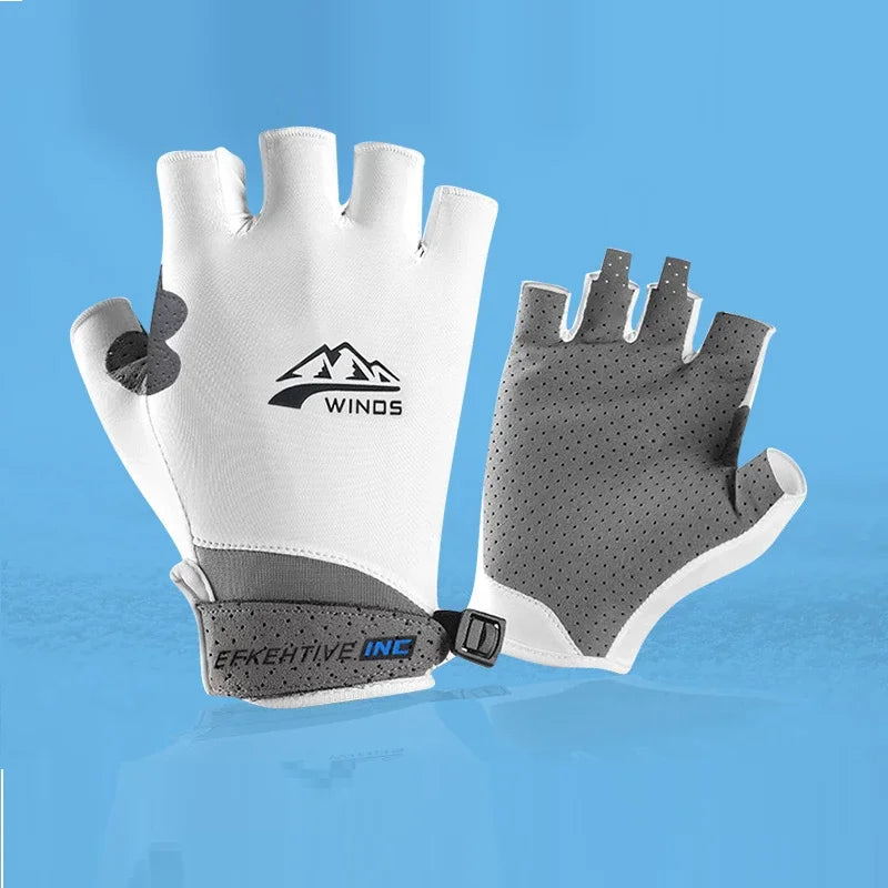 Summer Bicycle Gloves Professional Gym Fitness Breathable Anti-Slip Women Men Half Finger