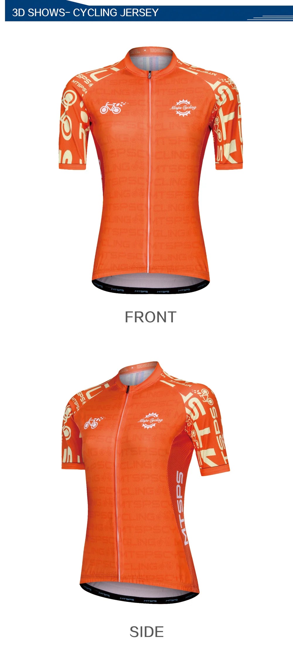 MTSPS Women Cycling Jersey Mtb Bicycle Clothing Ciclismo Short Sleeves Jersey Race-Ropa-Maillot