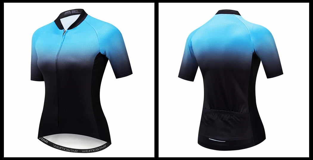 Weimostar Summer Flower Cycling Jersey Women Maillot Ciclismo Pro Team MTB Bike Clothing Tops Racing Bicycle Shirt Cycle Wear