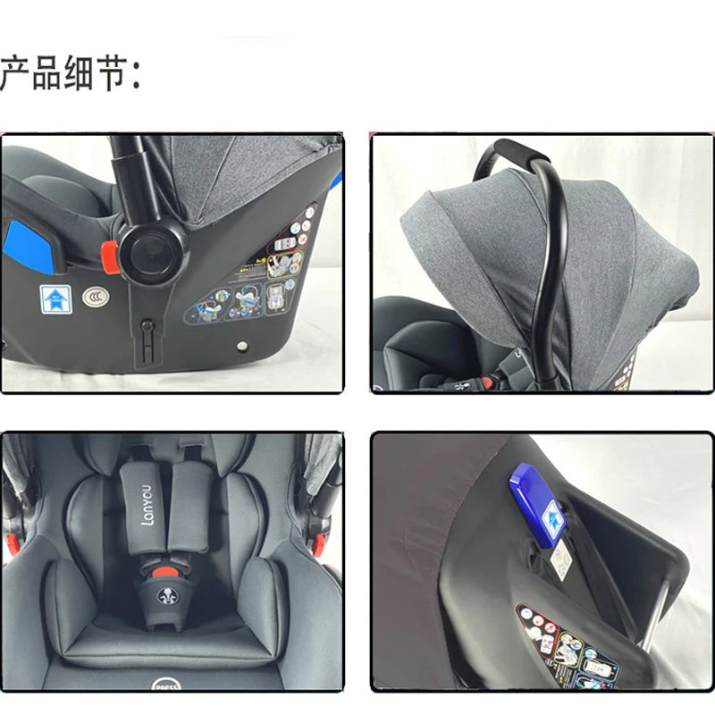 Newborn Infant Car Safety Seats Baby Cradle Portable Sleeping Basket Multifunction Baby Bed For 0-15 month