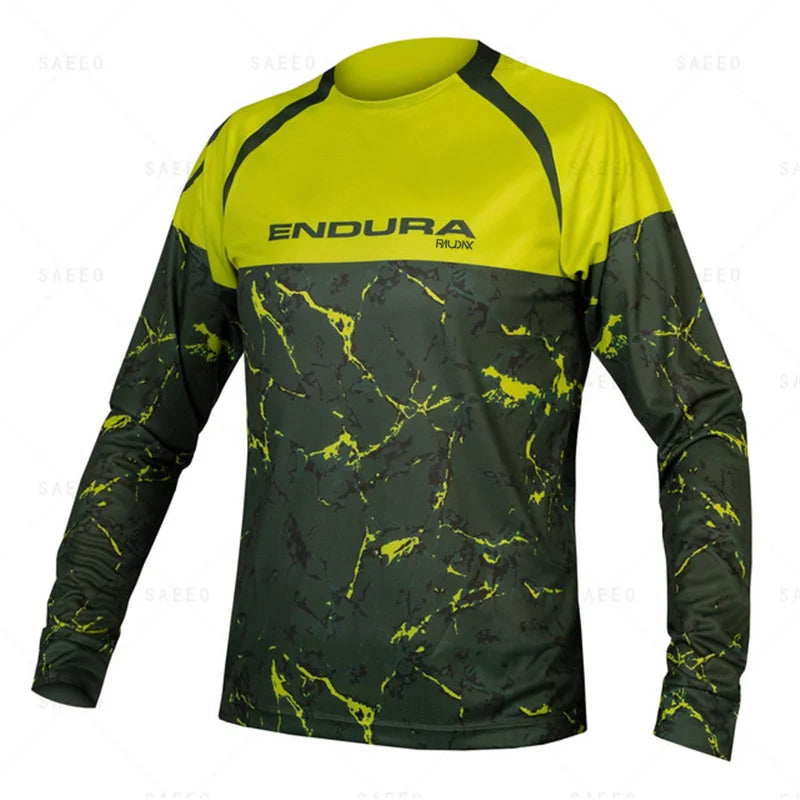 Summer Short Sleeve Cycling Shirt Men's Jersey Bicycle Team Downhill T-Shirt Mx Dh Camiseta Mtb  RAUDAX ENDURA Road Bike Jersey