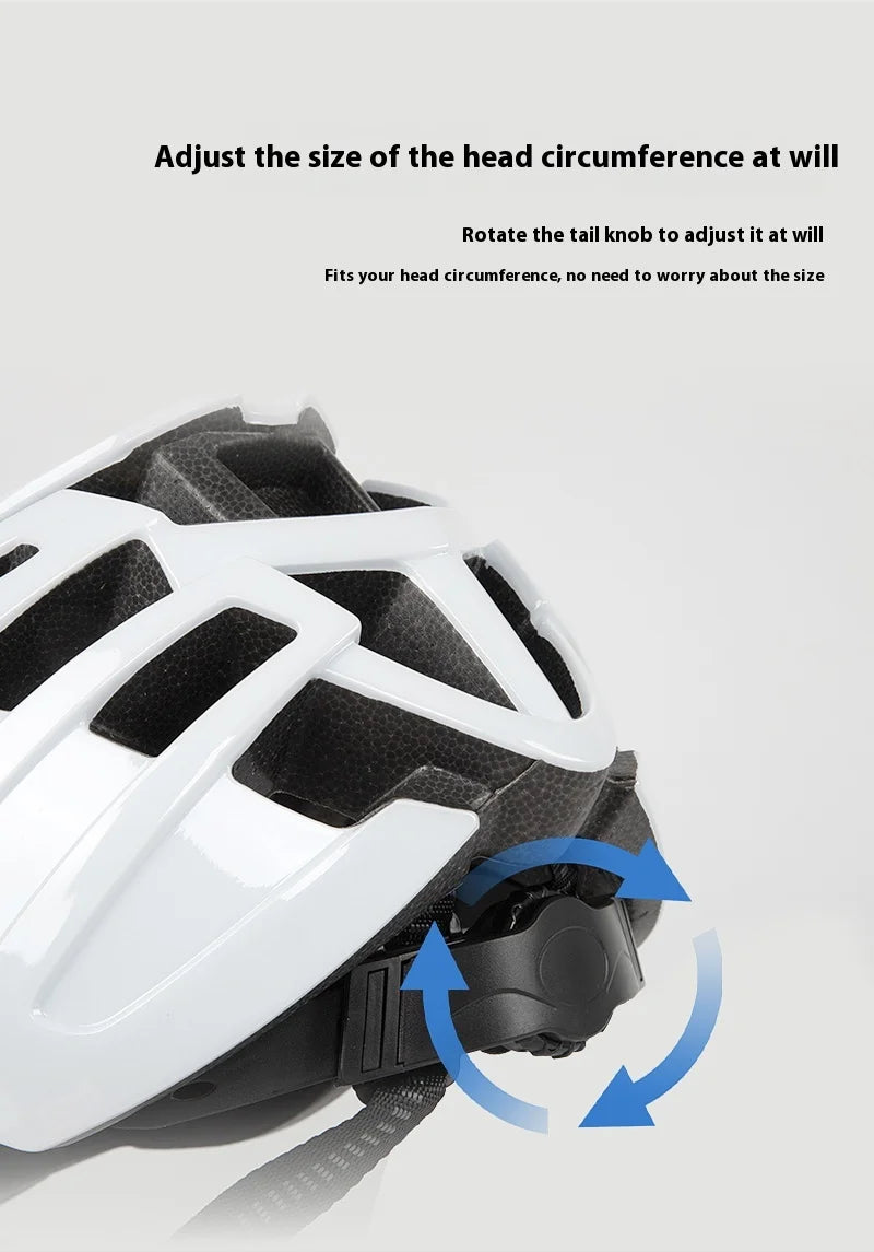 Adjustable Cycling Helmet - Lightweight MTB Design with 21 Vent Holes for Men & Women (55-65cm) Unisex Bike Gear