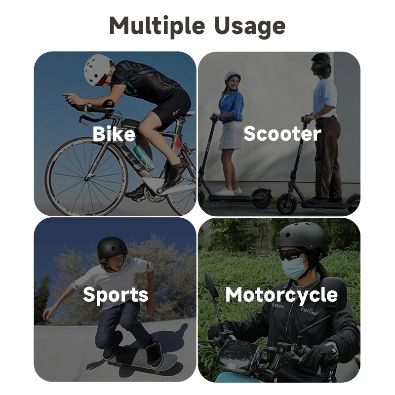 Safety Helmet for E-Bike Electric Scooter MTB Cycling Roller Skate-Versatile Bike Helmet with Comfortable Fit