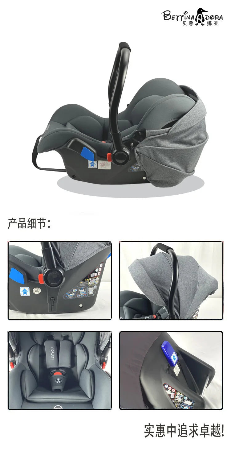 Newborn Infant Car Safety Seats Baby Cradle Portable Sleeping Basket Multifunction Baby Bed For 0-15 month