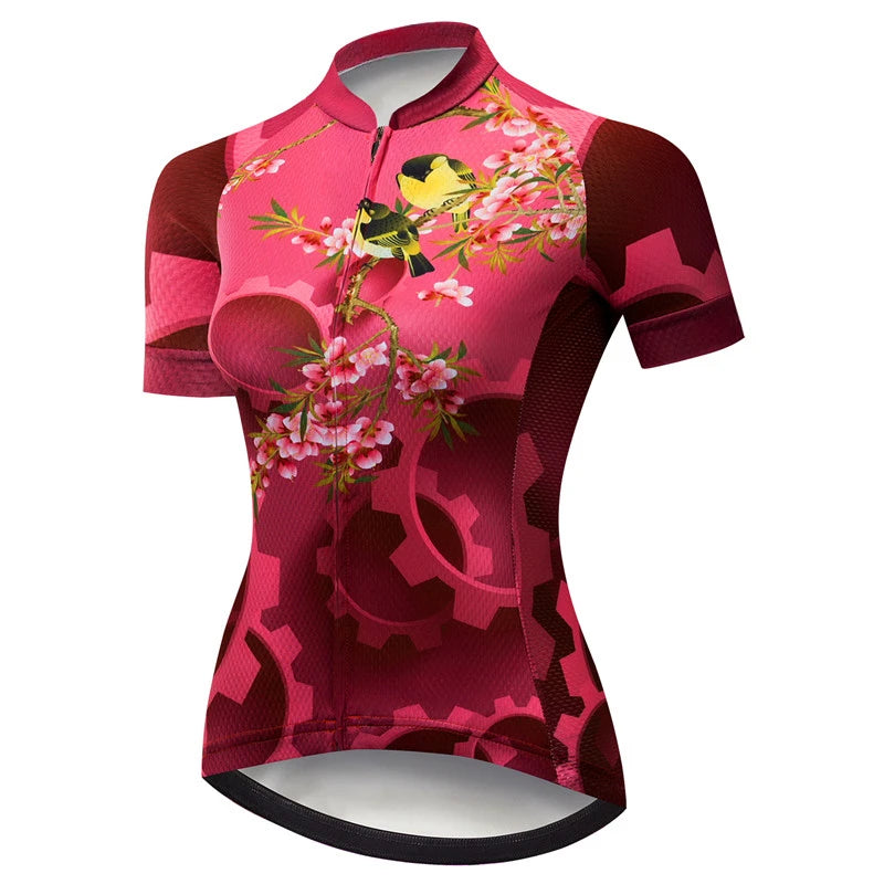 Cycling Jersey 2023 Short Sleeve Women Cycling Shirt Breathable mtb Bike Jersey Bicycle Clothing Ropa Maillot Ciclismo