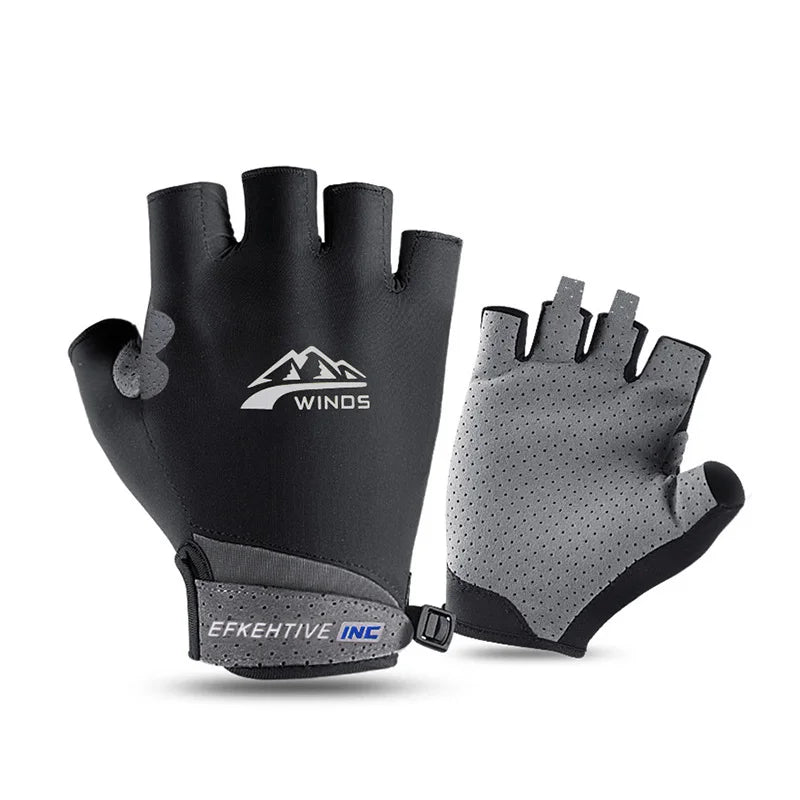 Summer Bicycle Gloves Professional Gym Fitness Breathable Anti-Slip Women Men Half Finger