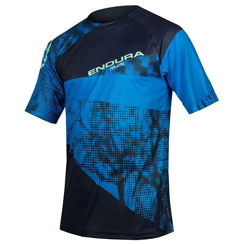 Summer Short Sleeve Cycling Shirt Men's Jersey Bicycle Team Downhill T-Shirt Mx Dh Camiseta Mtb  RAUDAX ENDURA Road Bike Jersey