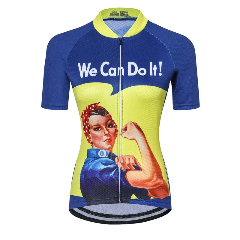 Weimostar Summer Flower Cycling Jersey Women Maillot Ciclismo Pro Team MTB Bike Clothing Tops Racing Bicycle Shirt Cycle Wear