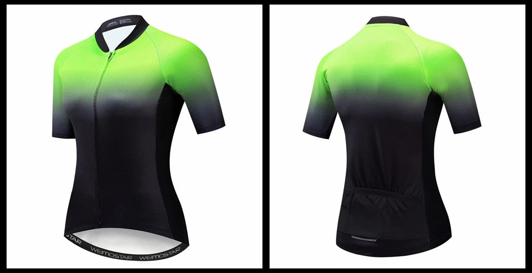 Weimostar Summer Flower Cycling Jersey Women Maillot Ciclismo Pro Team MTB Bike Clothing Tops Racing Bicycle Shirt Cycle Wear
