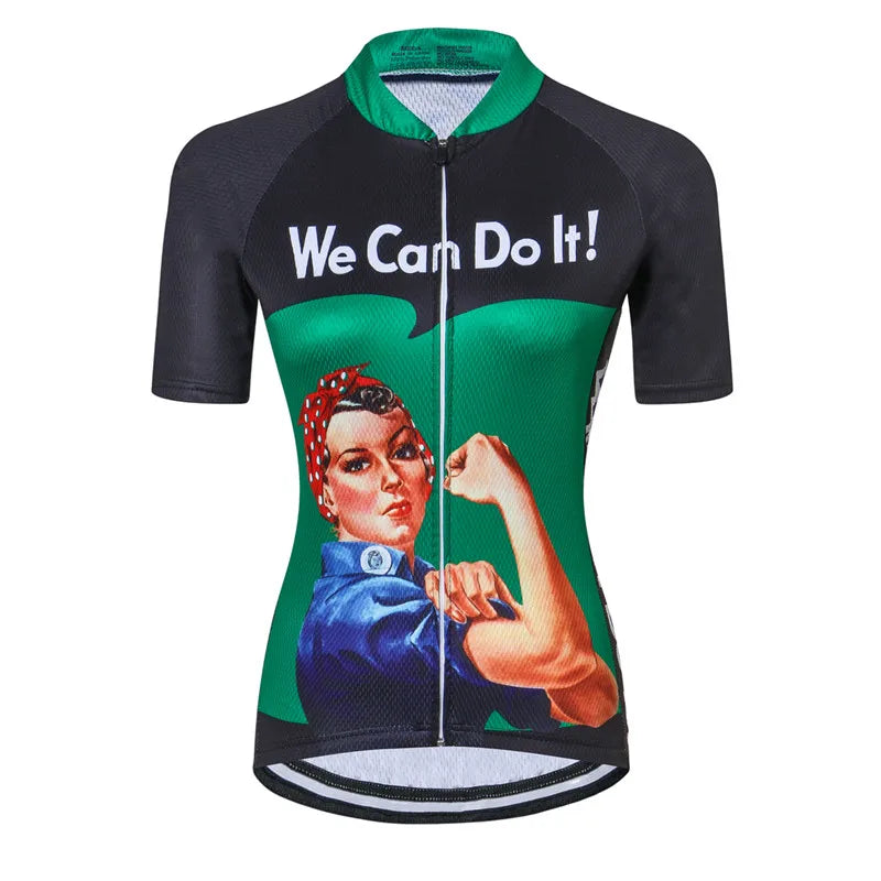 Weimostar Summer Flower Cycling Jersey Women Maillot Ciclismo Pro Team MTB Bike Clothing Tops Racing Bicycle Shirt Cycle Wear